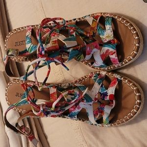 Just Fab wedge heel ladies shoes